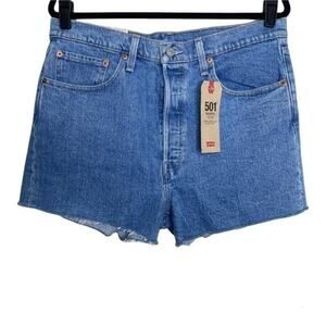 Levi's 501 NWT Button Fly High Waisted Jean Shorts 33
